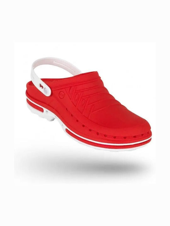 Wock Clog Professional Clog Clogging Sambo Red WOCK