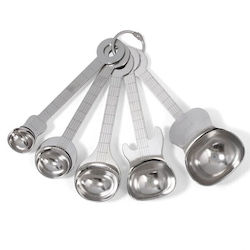 Kikkerland Metal Kitchen Measuring Cup 5pcs