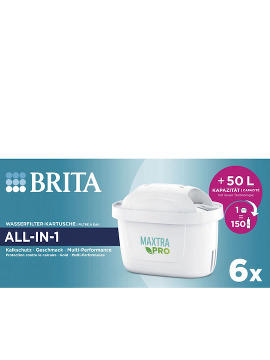 Brita Резервен филтър за вода за кана Maxtra Pro All-In-1 6бр