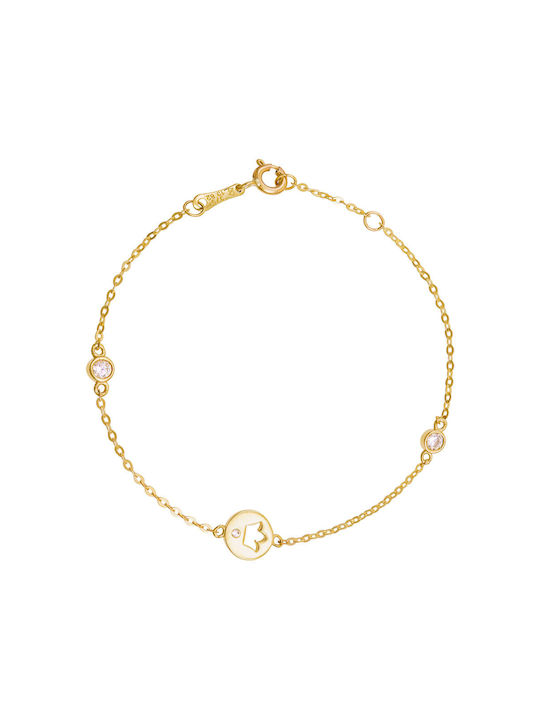 Gold bracelet VR299 9 Carats