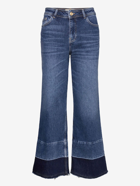 Dara Hem Women's Jean Trousers Flared