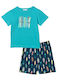 Vamp Kids' Pajamas Summer Turquoise