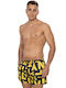 Vinyl Art Clothing Men's Swimwear Shorts Yellow with Patterns