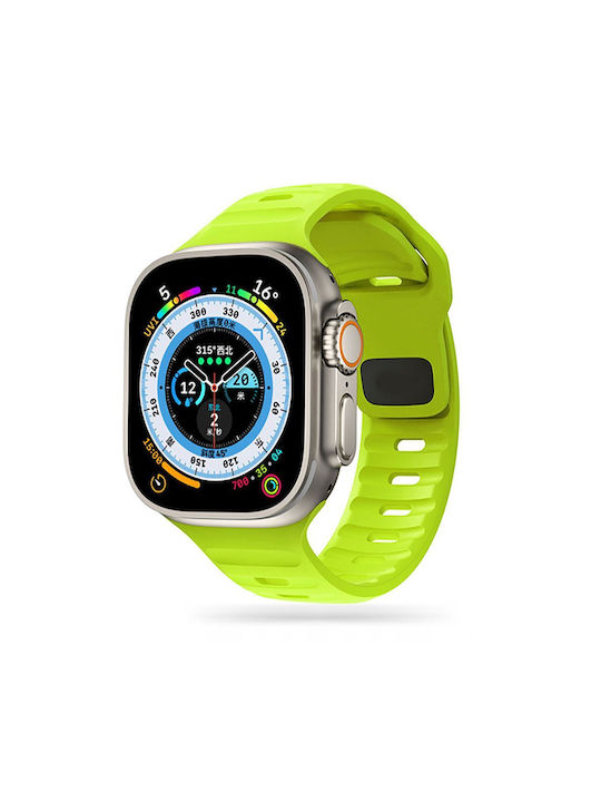 Tech-Protect Iconband Line Λουράκι Σιλικόνης Lime (Apple Watch Ultra 49mm)