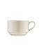 Bonna Set of Cups Coffee Porcelain White 110ml 6pcs