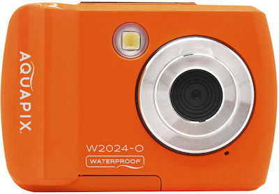 EasyPix W2024 Kompakte Kamera 16MP mit Bildschirmgröße 2.4" und Videoauflösung 1280 x 720 Pixel Orange