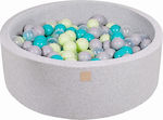 Ball Pit made of Fabric 90x30cm. Gray