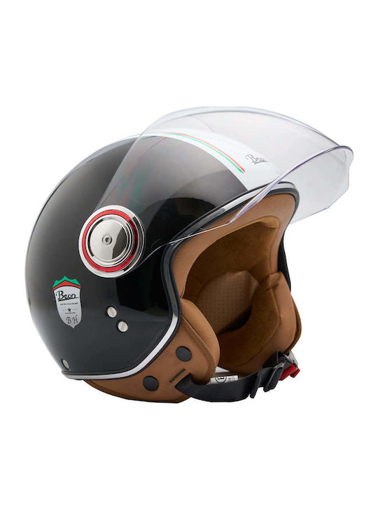 Beon B-110 Ferrari Motorradhelm Jet ECE 22.05 1...