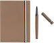 Boss Essential Iconic Notebook A5 with Elastic Beige