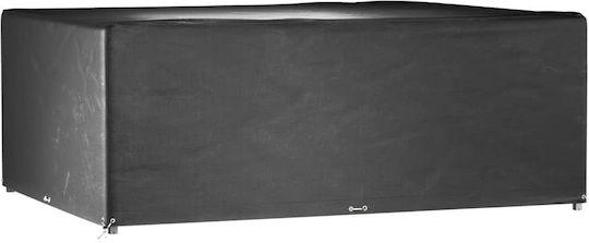 vidaXL Waterproof Dining Table Cover Black 278x204x105cm