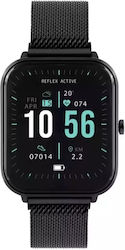 Reflex Active Series 15 Aluminium 36mm Smartwatch with Heart Rate Monitor (Black Mesh) Reflex Active Series 15 Aluminium 36mm Smartwatch with Heart Rate Monitor (Black Mesh)