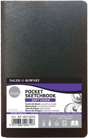 Daler Rowney Sketchbook Simply 9x14cm 24 Sheets