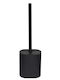 Eurocasa Metallic Toilet Brush Black