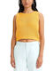 Levi's Women's Crop Top Cotton Sleeveless Yellow