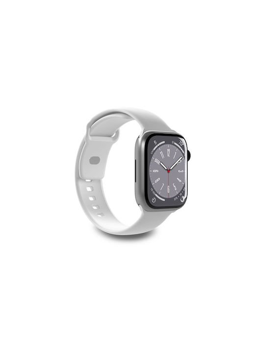 Puro Icon Silicone Strap White Apple Watch 38 40 41mm Skroutz.cy