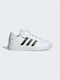 Adidas Παιδικά Sneakers Grand Court Cloud White / Screaming Orange