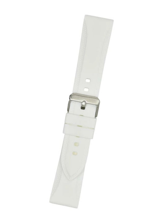 Rochet Καουτσούκ Λουράκι Λευκό 24mm