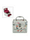 Marhome Metallic Jewellery Box with Drawer and Mirror 18x14x15cm
