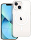 Forcell Mag Cover Umschlag Rückseite Kunststoff Transparent (iPhone 12 / 12 Pro)