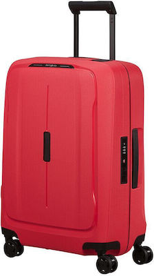 Samsonite Essens Spinner Βαλίτσα Καμπίνας με ύψος 55cm σε Κόκκινο χρώμα