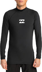 Billabong Waves All Day UPF 50 Αντηλιακή Μπλούζα Μαύρη