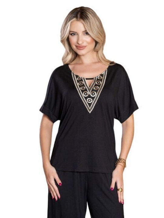 Derpouli Blouse Black
