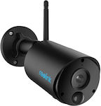 Reolink Argus Eco (V2) v2 IP Überwachungskamera Wi-Fi 3MP Full HD+ Wasserdicht mit Zwei-Wege-Kommunikation in Schwarz