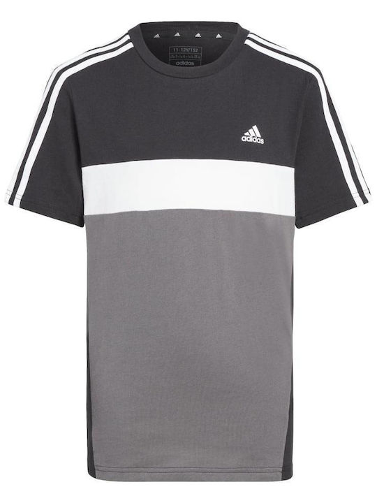 adidas Kinder-T-Shirt Schwarz Tiberio 3-Stripes...