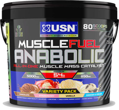 USN Muscle Fuel Anabolic Variety Pack Multiflavoured 4kg