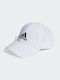 Adidas Embroidered Logo Lightweight Baseball Jockey Weiß