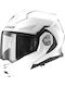 LS2 Advant X Gloss Бял Каска За Мотор Флип Ъп ECE 22.06 1600гр с Pinlock и Sunvisor