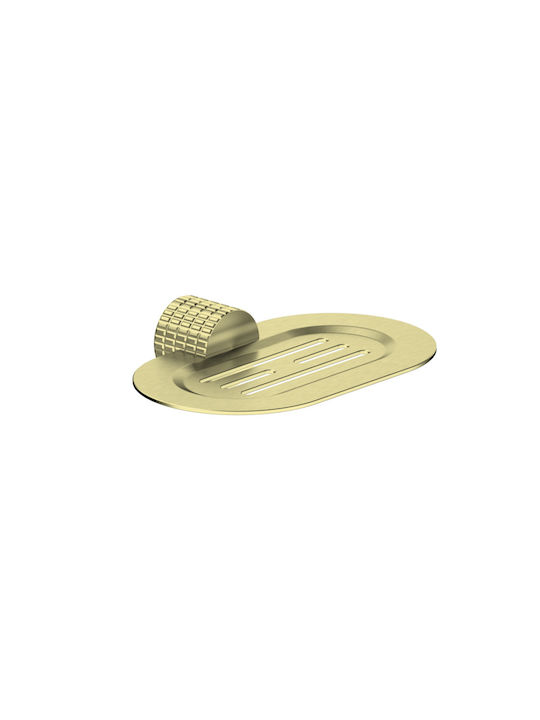 Sparke Metallic Sponge Holder Wall Mounted Brushed Gold
