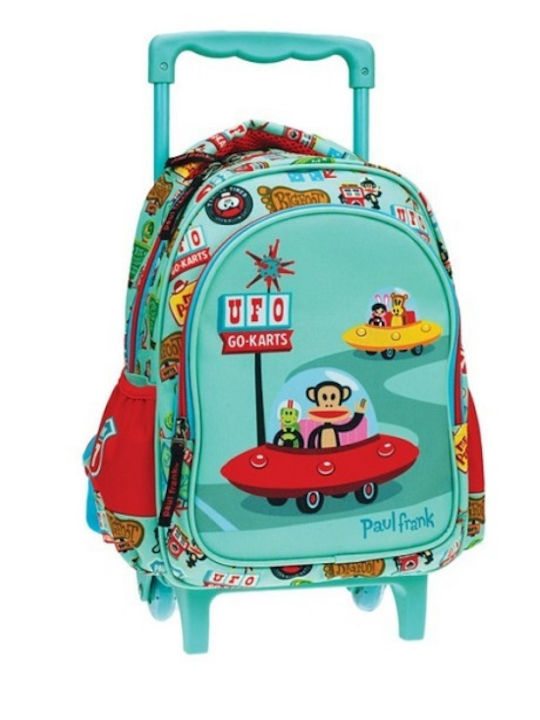 Back Me Up UFO School Bag Trolley Kindergarten in Light Blue color