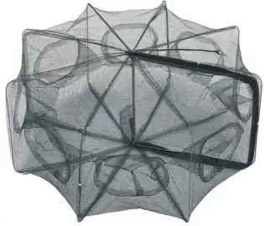 Foldable Fish Trap with 6 Entries Diameter 80cm M80cm