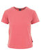 Superdry Ovin Essential Damen T-Shirt Rosa