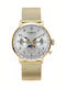Zeppelin Women's Watch Chronograph with Gold Metal Bracelet