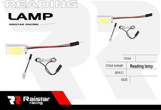 Raistar Lamps Car LED 12V 1pcs