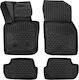 Novline Set of Front and Rear Mats 4pcs Tray Type for Mini ONE 2014+ Black