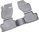 Novline Set of Front and Rear Mats 4pcs Tray Type for Hyundai Matrix 2001+ Black