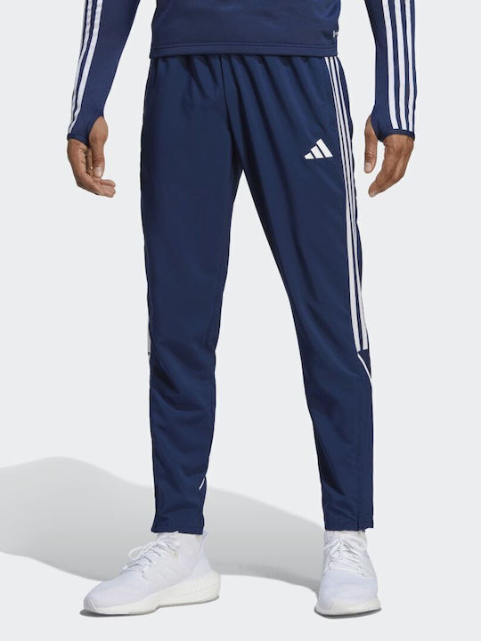Tiro 23 League Woven Jogginghose Glänzend mit Gummizug Marineblau