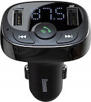 Baseus FM Transmitter Autovehicul cu Bluetooth / MicroSD / USB