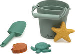 Kiokids Beach Bucket Set with Accessories Green (5pcs)