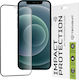 Techsuit 111D Full Glue Full Face Tempered Glass Μαύρο (iPhone 12 Pro Max)