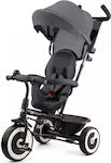 Kinderkraft Παιδικό Τρίκυκλο Ποδήλατο Umbaubar mit Aufbewahrungsmöglichkeit, Zelt & Elternlenkung Aston für 9+ Monate Malachite Grey