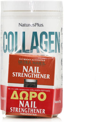 Nature's Plus Collagen Peptides 294gr & Nail Strengthener