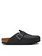 Birkenstock Boston Oiled Leather Femei Din piele Anatomici Sabot Negre