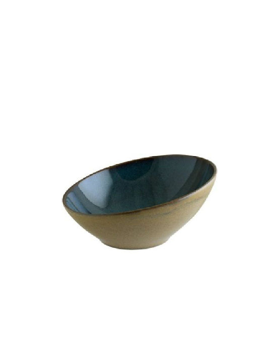 Bonna Sphere Ocean Serving Bowl Round made of Porcelain Blue with Diameter 16cm 12pcs