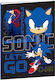 Gim Τετράδιο Ριγέ Β5 Sonic Classic Μπλε