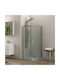 Karag Flora 100 NFL1008080180 Cabin for Shower with Sliding Door 80x80x180cm Clear Glass Cromo