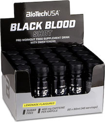 Biotech USA Black Blood Shot 20 x 60ml Lemonade